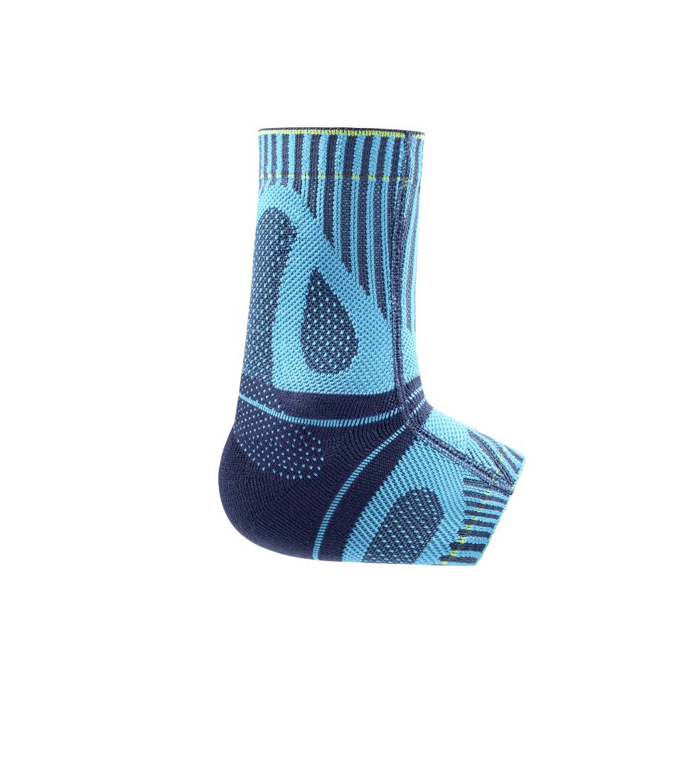 Bandage für die Unterstützung der Achilles-Sehne Eine Bandage für die Achilles-Sehne, die beim Sport hilfreich ist.