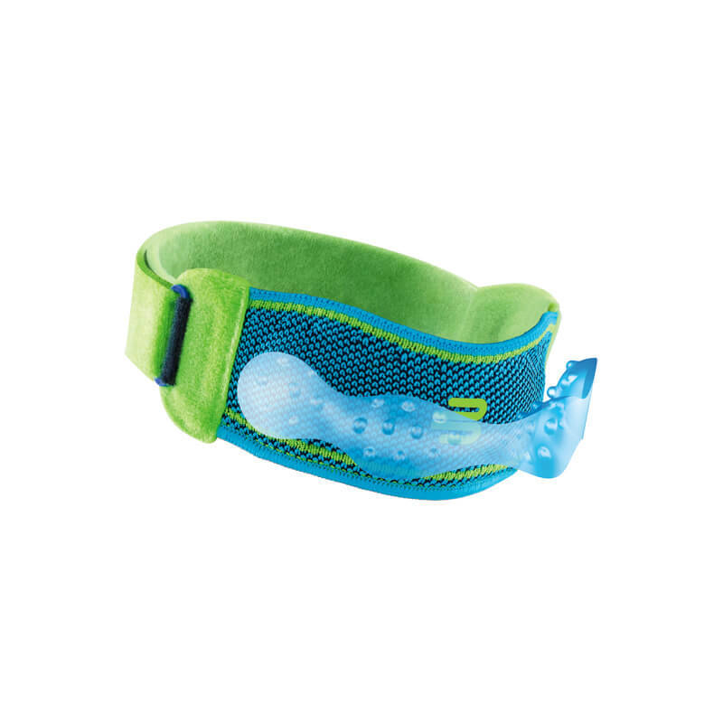 Sports Knee Strap mit hervorgehobener Pelotte Patellabandage mit Modell der eingearbeiteten Pelotte in 3D