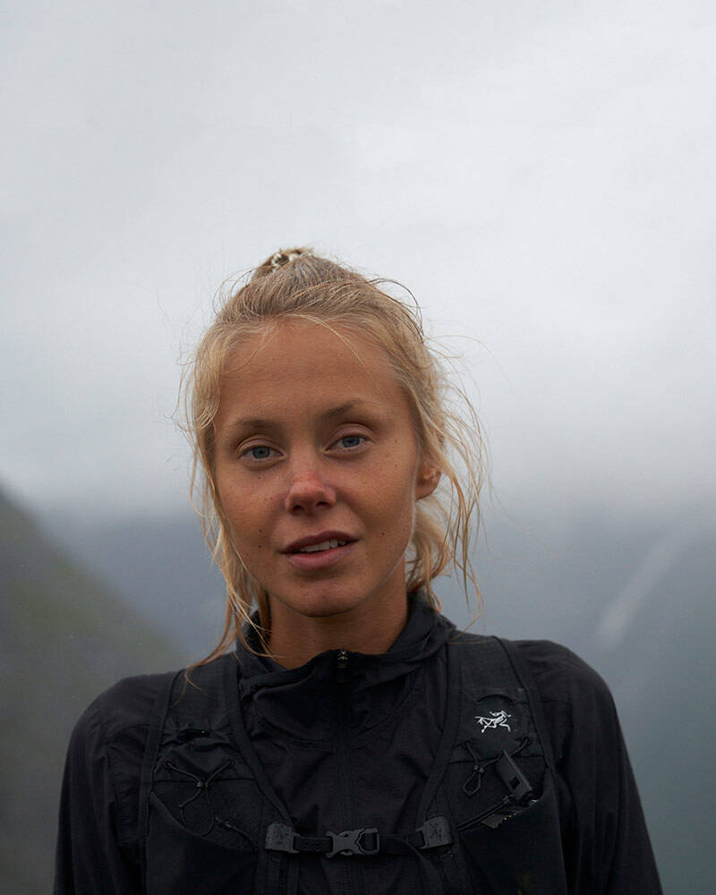Coureuse d'ultramarathon et ski-alpiniste Johanna Åström Portrait de Johanna Åström